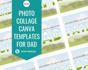 Father's Day Picture Frame Template – Editable Canva