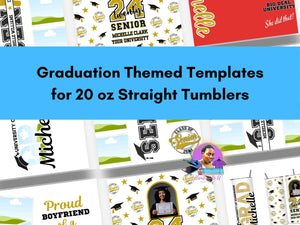 2024 Graduation Tumbler Designs – Canva Templates