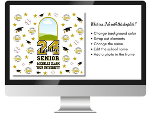 2024 Graduation Tumbler Designs – Canva Templates