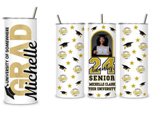 Load image into Gallery viewer, 2024 Graduation Tumbler Designs – Canva Templates
