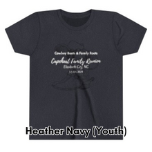 Load image into Gallery viewer, Capehart Family Gathering - Youth Short Sleeve Tee
