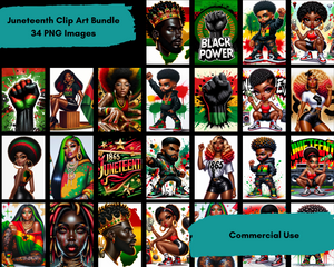 Juneteenth Sublimation Bundle – 34 PNG Files