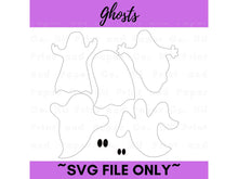 Load image into Gallery viewer, Ghosts Bundle SVG Cut File  -  For RA Door Tags &amp; Crafting
