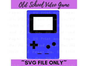 Old School Gamer SVG Cut File  -  For RA Door Tags & Crafting