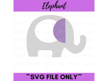 Load image into Gallery viewer, Elephant SVG Cut File  -  For RA Door Tags &amp; Crafting
