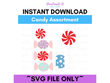 Load image into Gallery viewer, Candy Bundle SVG Cut File  -  For RA Door Tags &amp; Crafting
