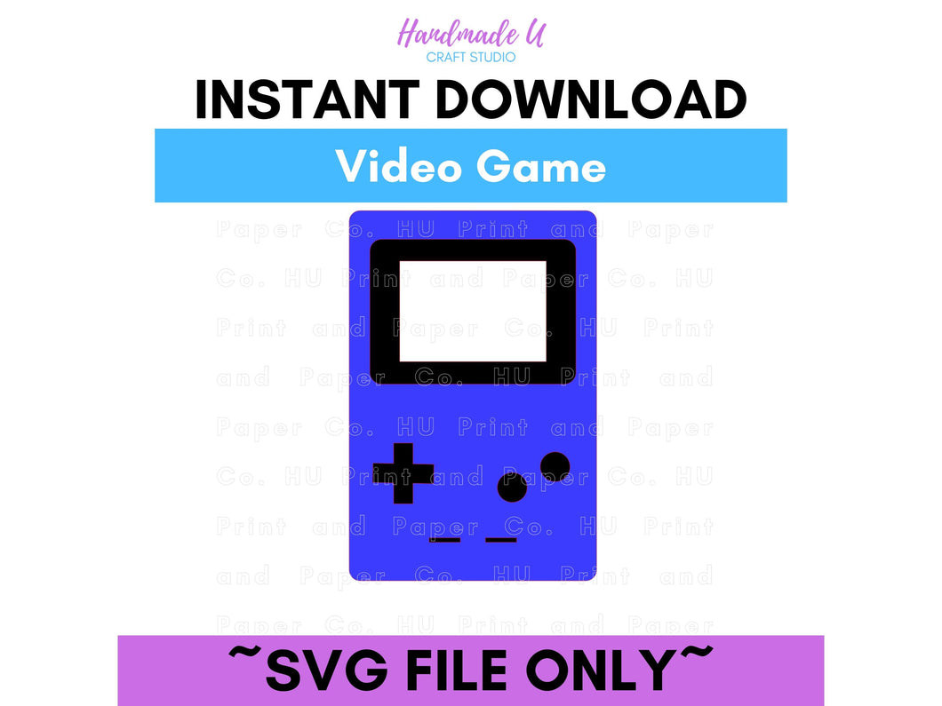 Old School Gamer SVG Cut File  -  For RA Door Tags & Crafting