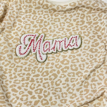 Load image into Gallery viewer, Mama Chenille Patch – Gold Glitter Backing
