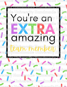 Extra Amazing Appreciation Postcard – Canva Template