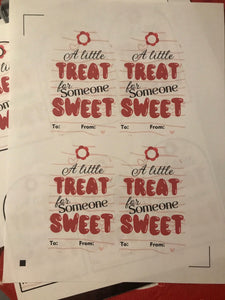 Someone Sweet Gift Tag - Instant PDF Download