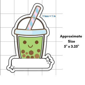 Cute Bubble Tea Name Tags – Instant PDF Download