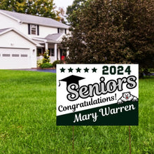 Load image into Gallery viewer, Graduation Yard Sign Canva Template &quot;Uphill Seniors&quot; | Commercial Use
